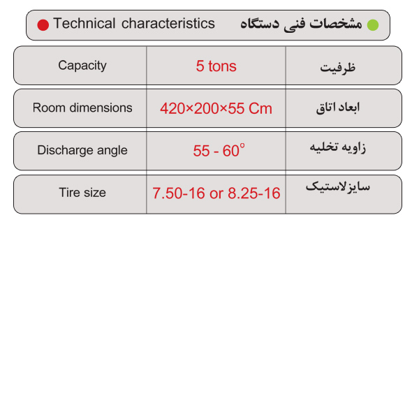 تريلر دو محور چهار چرخ